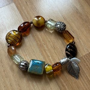 AVON Beaded Chic Bracelet NATURE